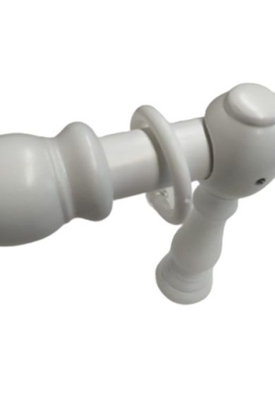 binario per tenda in alluminio sistema a onda a parete tortora 11 Bastone per Tenda in Legno Rifinito a Mano Sistema a Strappo