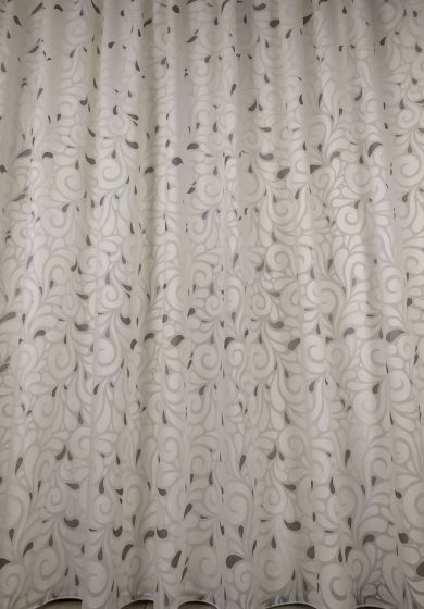 tenda a metro in tulle con base orlata altezza 3 metri rosa 11 Tenda a Metro in Devorè Bianca