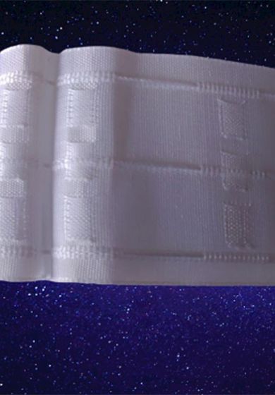 fettuccia arricciatenda fascia per tende 5 metri trasparente 2 Fascia Multitasca Trasparente per Tende 5 Metri