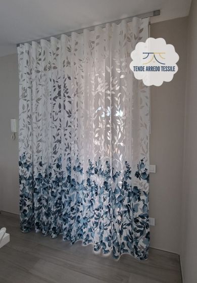 tenda a metro in devorè grigio 10 Tenda a Metro in Devorè Ottanio