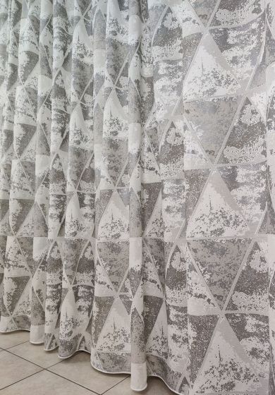 tenda a metro in devorè base piombata altezza 3 metri grigio 1 Tenda a Metro in Devorè Base Piombata Altezza 3 Metri Grigio