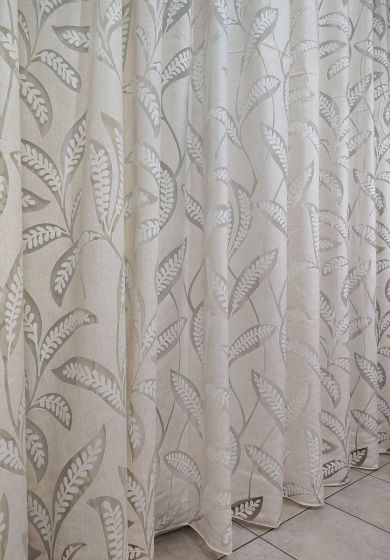 tenda a metro in devorè beige 11 Tenda a Metro in Devorè Beige