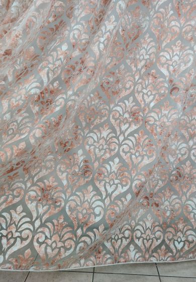 tenda a metro in devorè altezza 3 metri beige 12 Tenda a Metro in Devorè Salmone