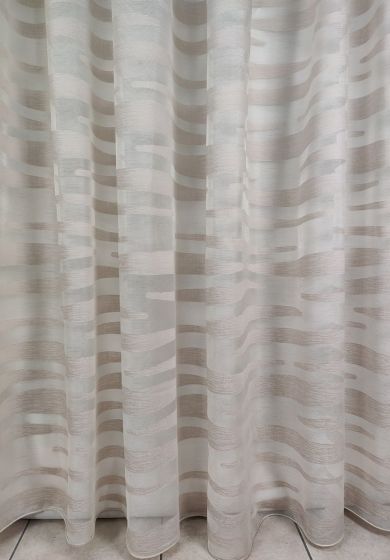 tenda a metro in devorè bianco 2 Tenda a Metro in Devorè Tortora