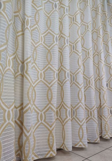 tenda a metro in devorè oro 1 Tenda a Metro in Devorè Oro