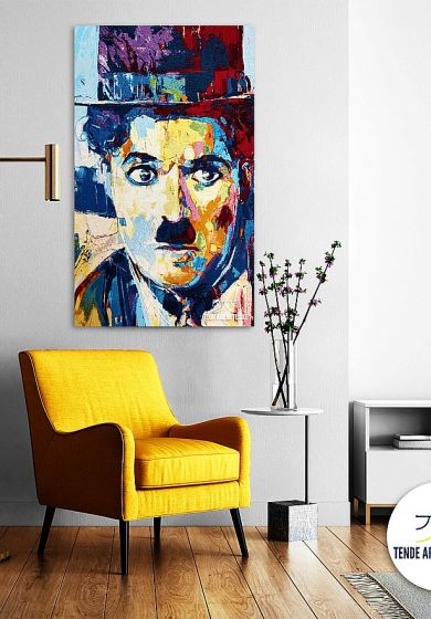 arazzo da parete 70 x 125 cm (audrey hepburn) 2 Arazzo da Parete 70 x 125 cm (Charlie Chaplin)