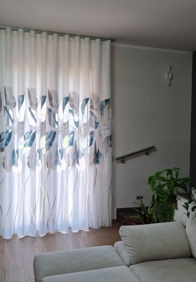 tenda a metro in devorè grigio 10 Tenda a Metro in Devorè Ottanio