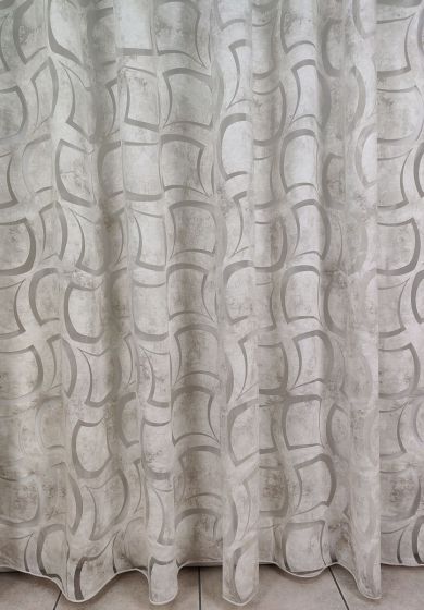 tenda a metro in devorè fiore tortora 10 Tenda a Metro in Devorè Tortora