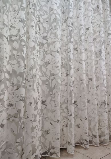 tenda a metro in devorè base piombata tortora 3 Tenda a Metro in Devorè Base Piombata grigio