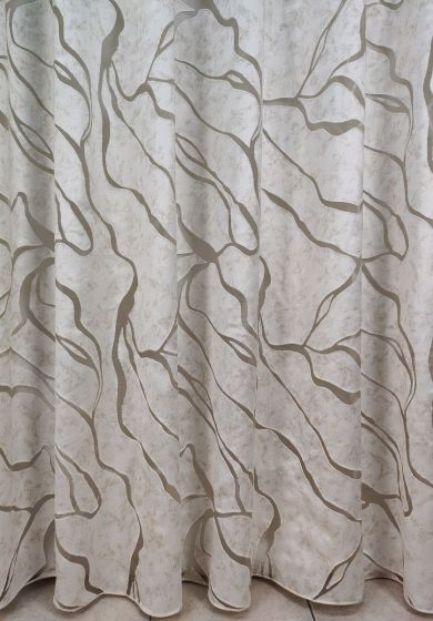 tenda a metro in devorè tortora 5 Tenda a Metro in Devorè Beige