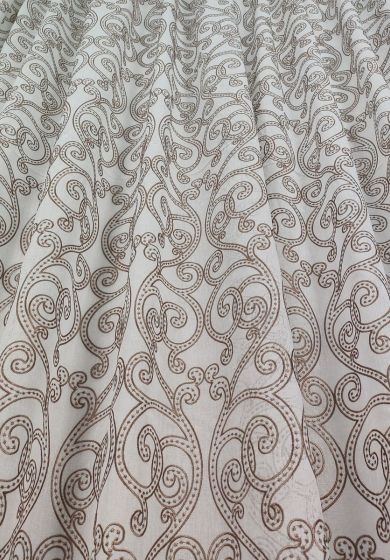 tenda a metro in pizzo 6 Tenda a Metro in Bouclè Effetto Lino