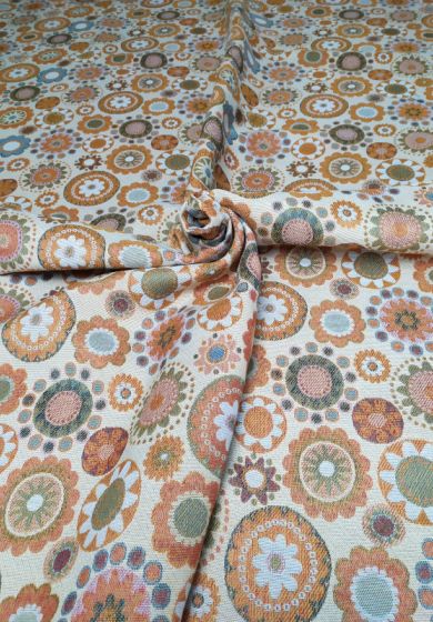 Tappezzeria Stoffa Tessuto in Gobelin a Metro H. 280 cm