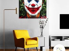 Living room with Poster Mockup Joker risultato 0c55b084