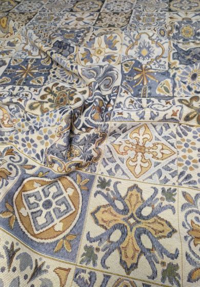 Tappezzeria Stoffa Tessuto in Gobelin a Metro H. 280 cm