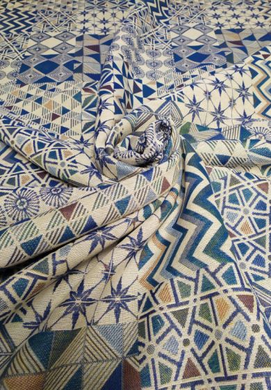 Tappezzeria Stoffa Tessuto in Gobelin a Metro H. 280 cm