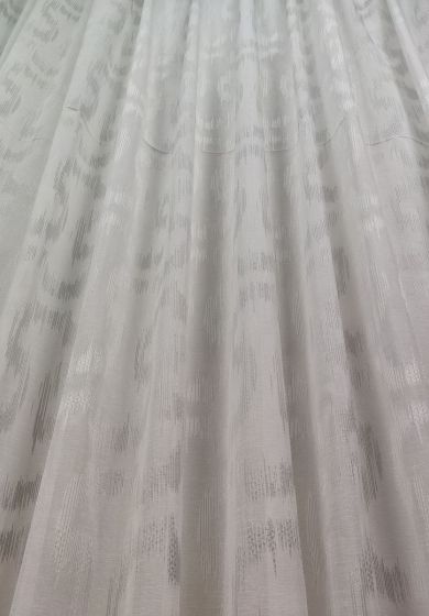 Tenda a Metro in Bouclè Effetto Lino Grigio