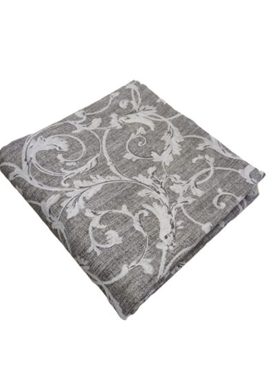 Tappezzeria in Cotone Stampato 280 cm x 280 cm Grigio