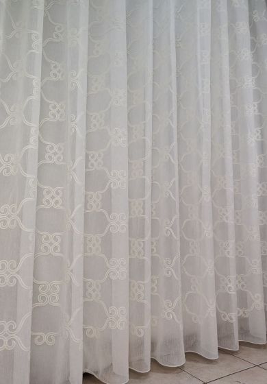 tenda a metro in bouclè effetto lino beige 3 Tenda a Metro in Bouclè Effetto Lino naturale