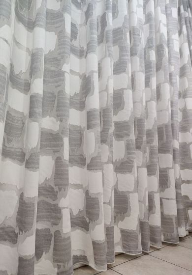 Tenda a Metro in Devorè Grigio