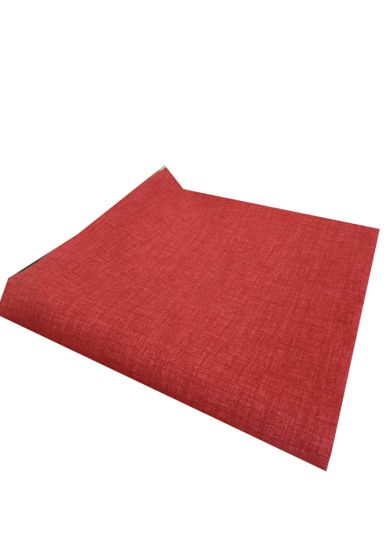 Tappezzeria in Cotone Stampato 280 cm x 280 cm Rosso