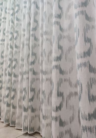 Tenda a Metro in Bouclè Effetto Lino ottanio