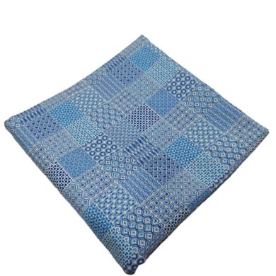 Tappezzeria in Cotone Stampato 280 cm x 280 cm Blu Azzurro