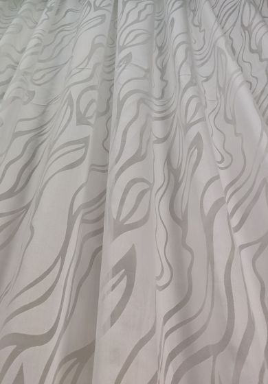 Tenda a Metro in Devorè Altezza 3 Metri Effetto lino Bianco