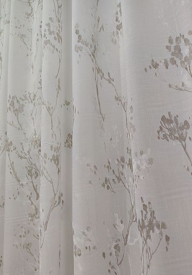 Tenda a Metro in Bouclè Effetto Lino Tortora