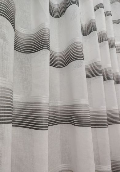 Tenda a Metro in Bouclè Effetto Lino Grigio