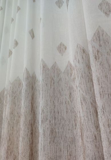 tenda a metro in bouclè effetto lino ciniglia ruggine 10 Tenda a Metro in Bouclè Effetto Lino Alta 320 cm