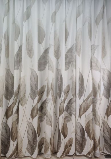 Tenda a Metro effetto lino Tortora