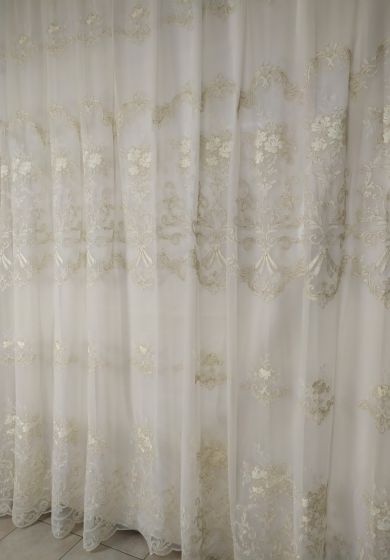 tenda a metro in tulle con base orlata altezza 3 metri tortora 9 Tenda a Metro in Tulle con Base Orlata Altezza 3 Metri