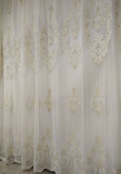 tenda a metro in tulle con base orlata altezza 3 metri tortora 7 Tenda a Metro in Tulle con Base Orlata Altezza 3 Metri