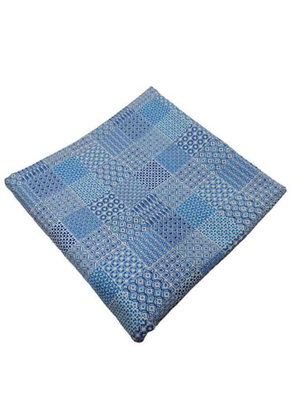 Tappezzeria in Cotone Stampato 280 cm x 280 cm Blu Azzurro