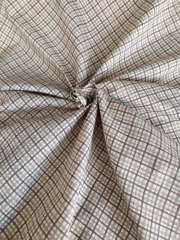 Tappezzeria in Cotone Stampato 280 cm x 280 cm Quadretti - immagine 2