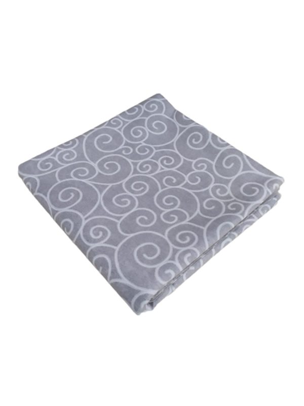 Tappezzeria in Cotone Stampato 280 cm x 280 cm Grigio