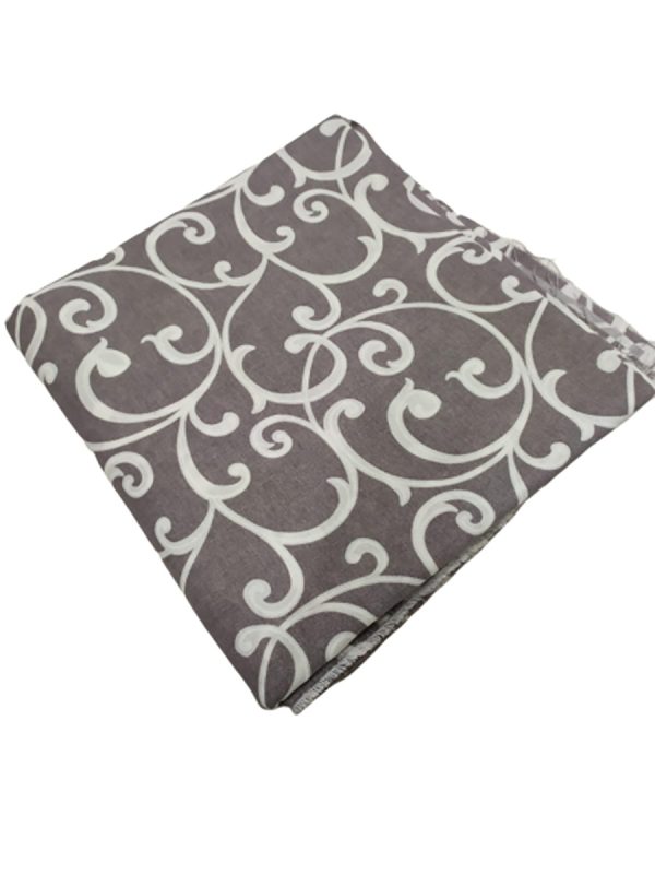 Tappezzeria in Cotone Stampato 280 cm x 280 cm Grigio