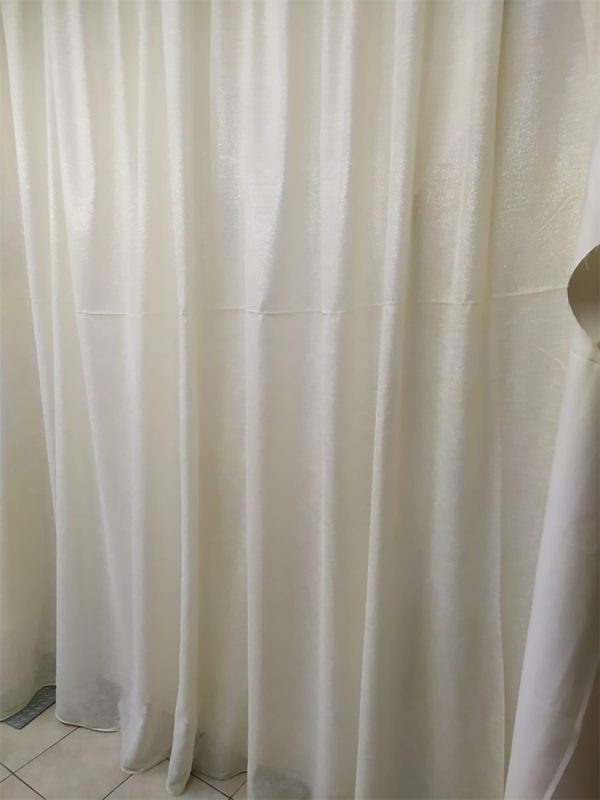 Tenda a Metro in Bouclè con filamenti Laminati base Piombata - immagine 8