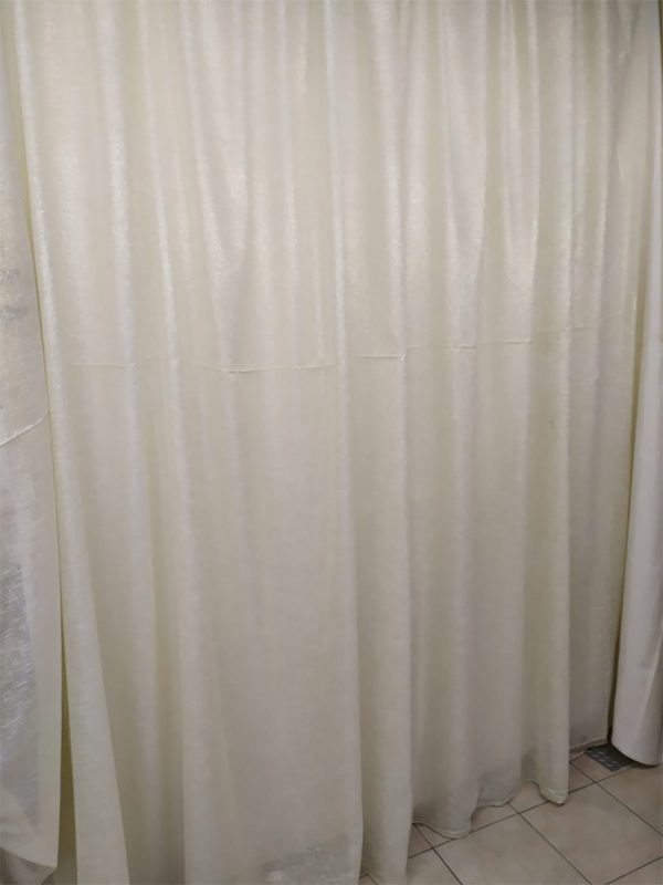Tenda a Metro in Bouclè con filamenti Laminati base Piombata - immagine 5