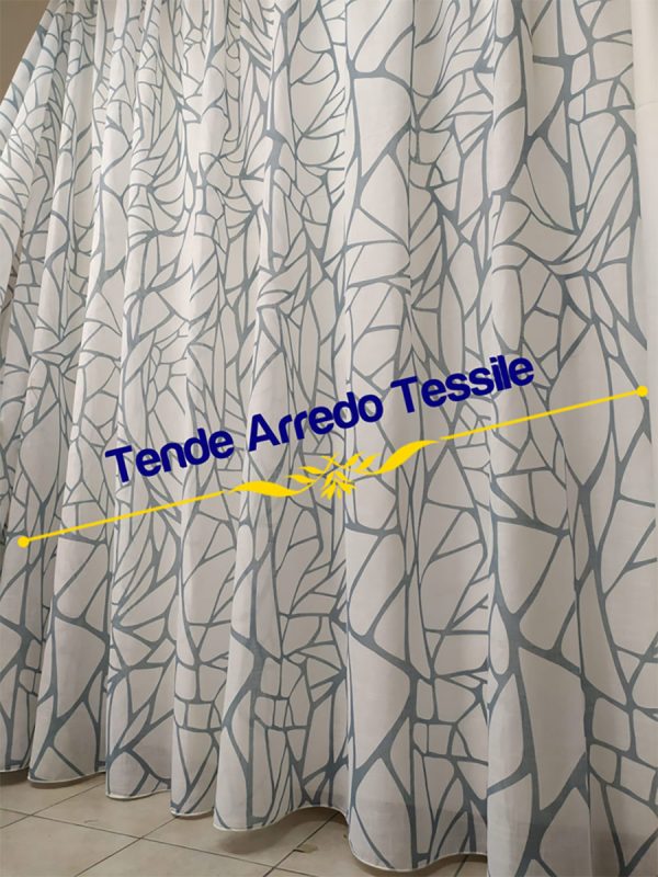Tenda a Metro in Bouclè Effetto Lino base Piombata Altezza 3 Metri - immagine 3