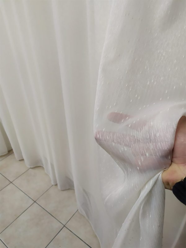 Tenda a Metro Effetto Puntinato con base Piombata Altezza 3 Metri - immagine 2