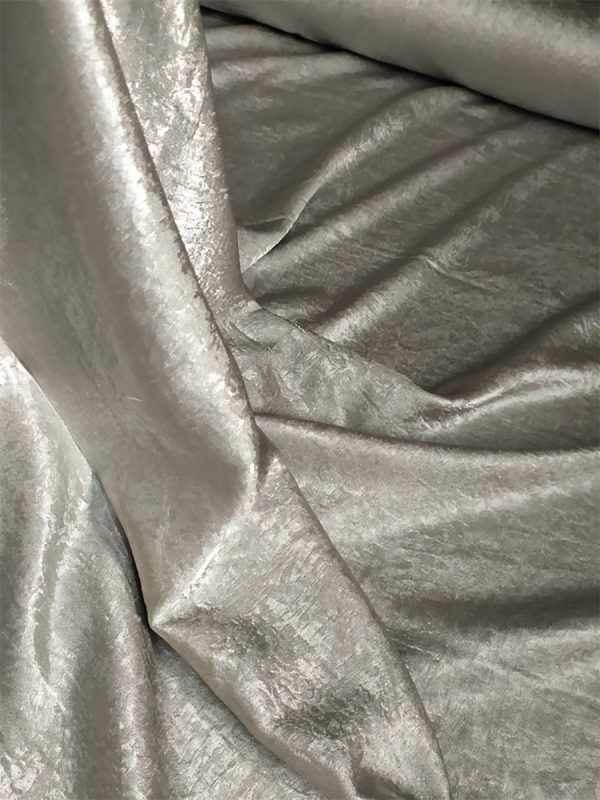 Tappezzeria Stoffa Tessuto Alcantara Effetto Vellutato a Metraggio Altezza 280 CM Ideale per Copri Tavola Divano Cadute per Tende Mantovane Grigio - immagine 2