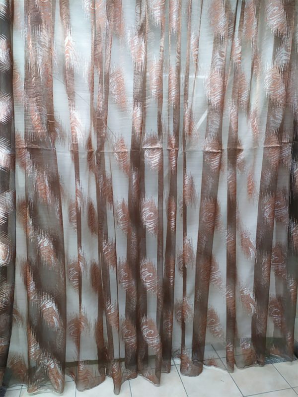 Tenda a Metro in Devorè con Filamenti Laminati Base Piombata Altezza 3 Metri - immagine 4