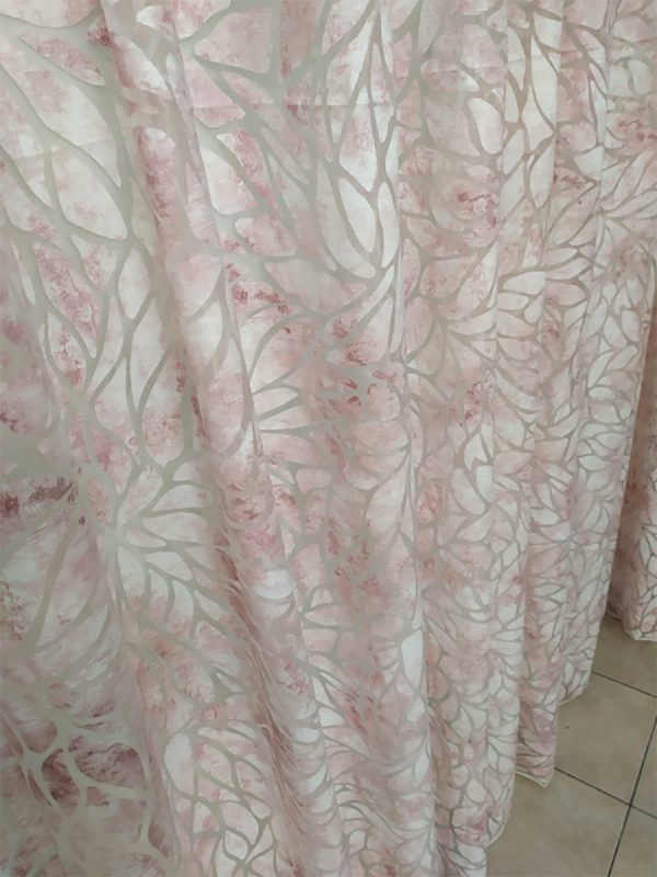 Tenda a Metro in Devorè con Base Piombata Altezza 3 Metri Rosa - immagine 7