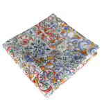 tappezzeria in cotone stampato 280 cm x 280 cm maiolica 20 Tappezzeria in Cotone Stampato 280 cm x 280 cm Maiolica