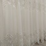 Tenda A Metraggio In Bouclè Effetto Lino | Altezza 3m Con Doppia Balza - Beige - Foto 11