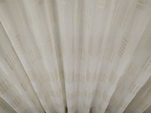 Tenda a Metro in Bouclè Effetto Lino con Base Piombata Altezza 3 Metri 2 Colori - immagine 20