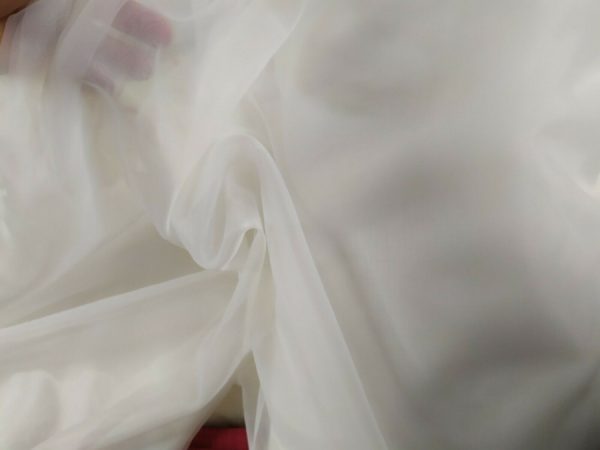Tenda a Metro in Organza con Base Piombata Altezza 3 Metri Bianco - immagine 4
