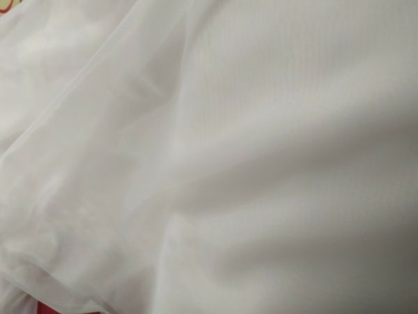 Tenda a Metro in Organza con Base Piombata Altezza 3 Metri Bianco - immagine 3