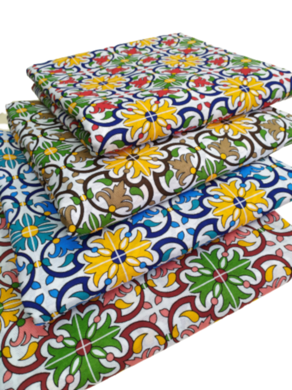 Tappezzeria in Cotone Stampato cm 280x280